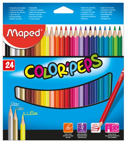 Colores Triangulares Color Peps Smart Estuche Rígido x 12 Unidades